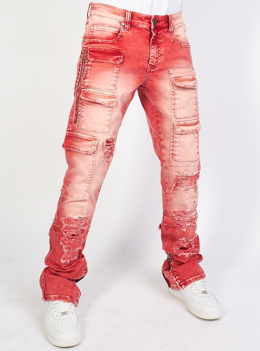 Politics Jeans - Murph - Skinny Stacked - Bright Red - 503