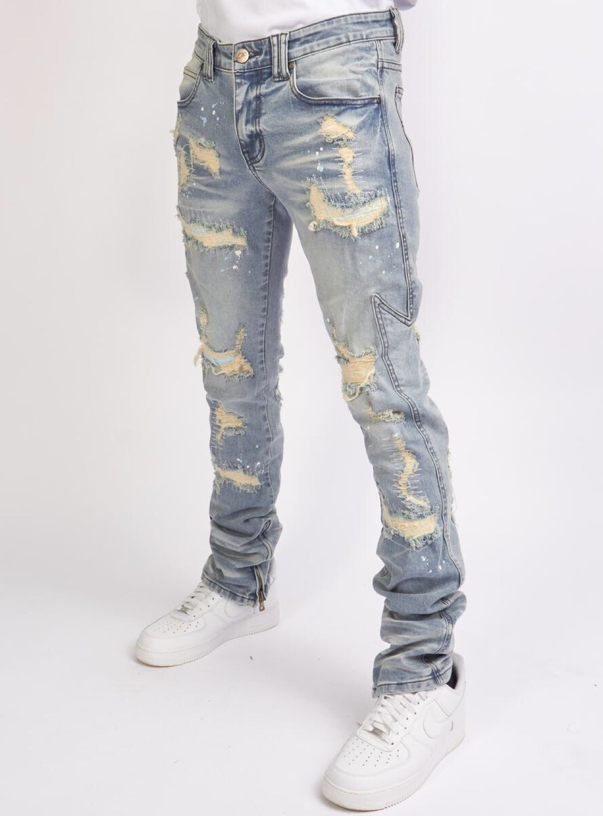 Politics Jeans - Ramsey - Stacked - Cool Blue - 514