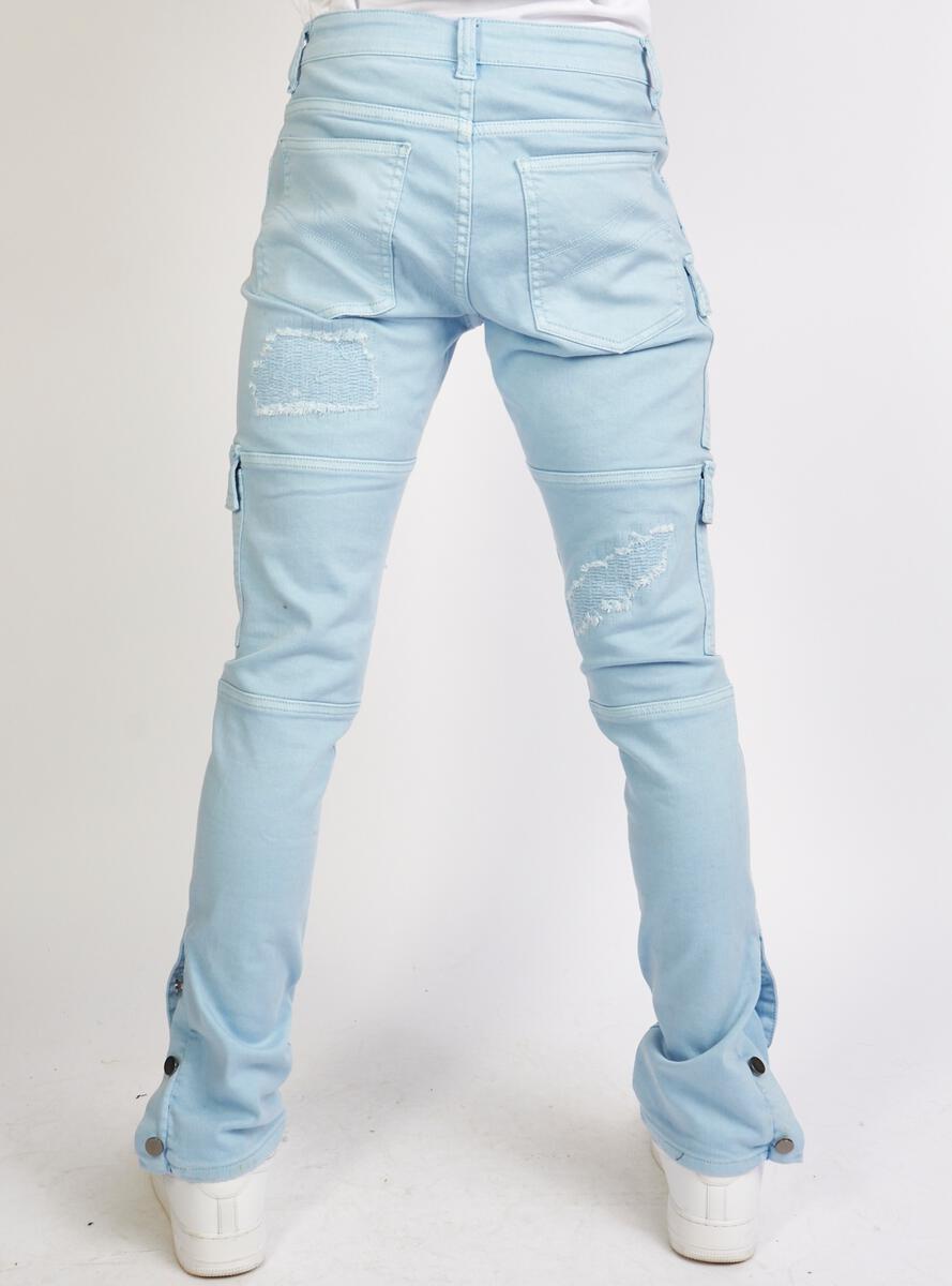 Politics Jeans - Hans - Stacked - UNC Blue - 504