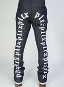Politics Jeans - Skinny Stacked Flare Mac - Raw And White - 513