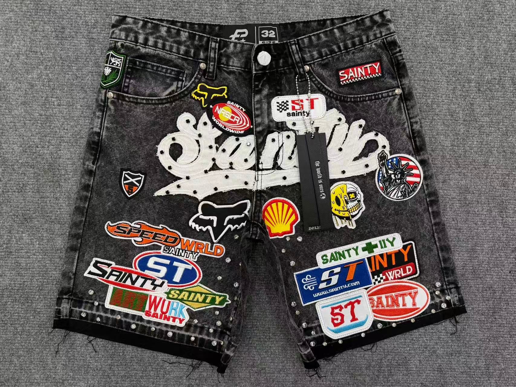 Politics Shorts - Black Wash - PK26 - SPR - 07