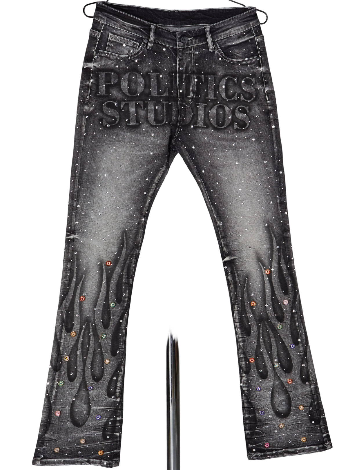 Politics Jeans - Flame - Hol -  Dark Grey Wash - 58