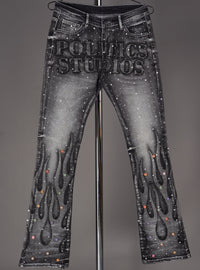 Politics Jeans - Flame - Hol -  Dark Grey Wash - 58