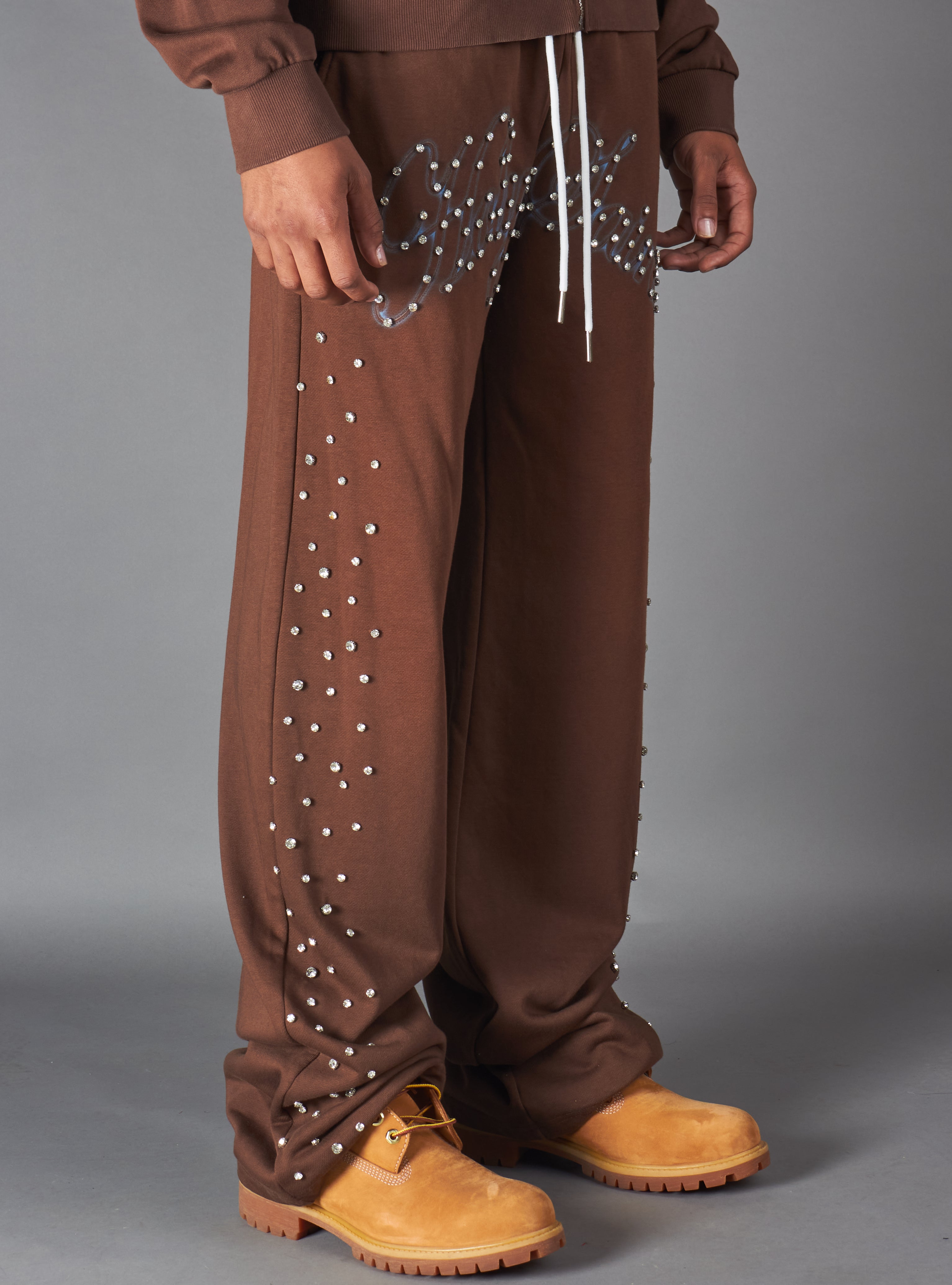 Politics Sweatpants - Paso - Brown - Hol-47