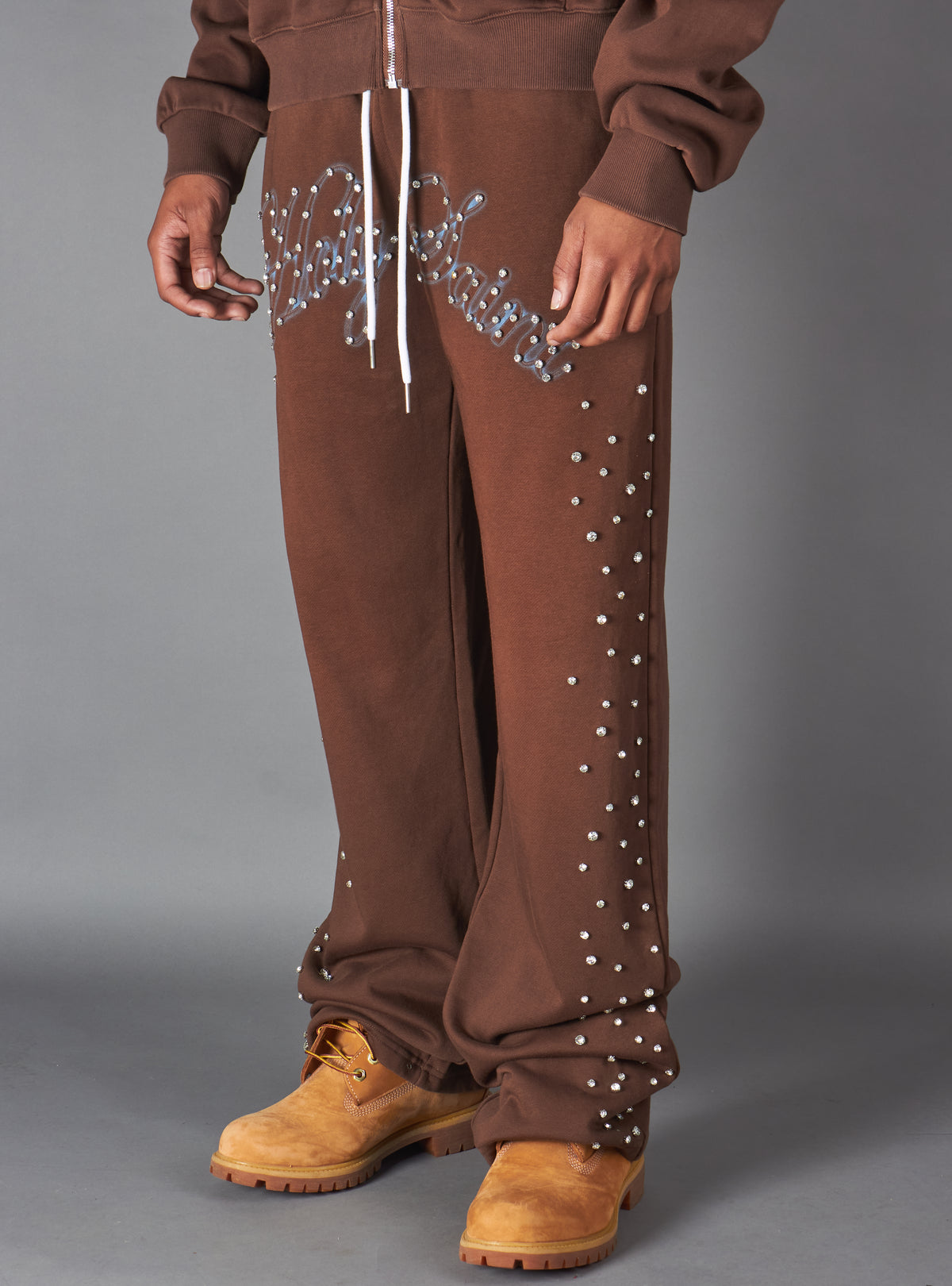 Politics Sweatpants - Paso - Brown - Hol-47