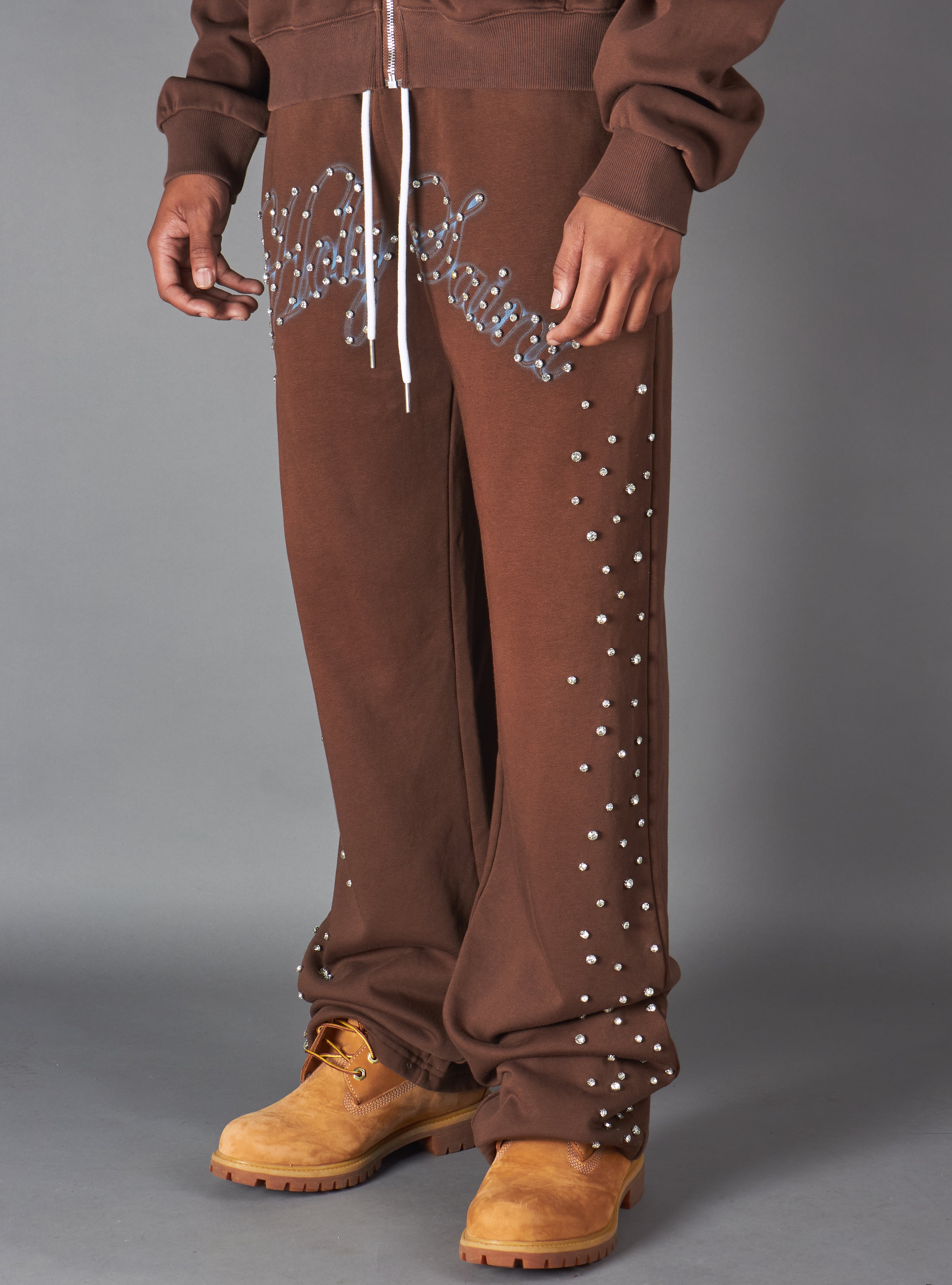 Politics Sweatpants - Paso - Brown - Hol-47