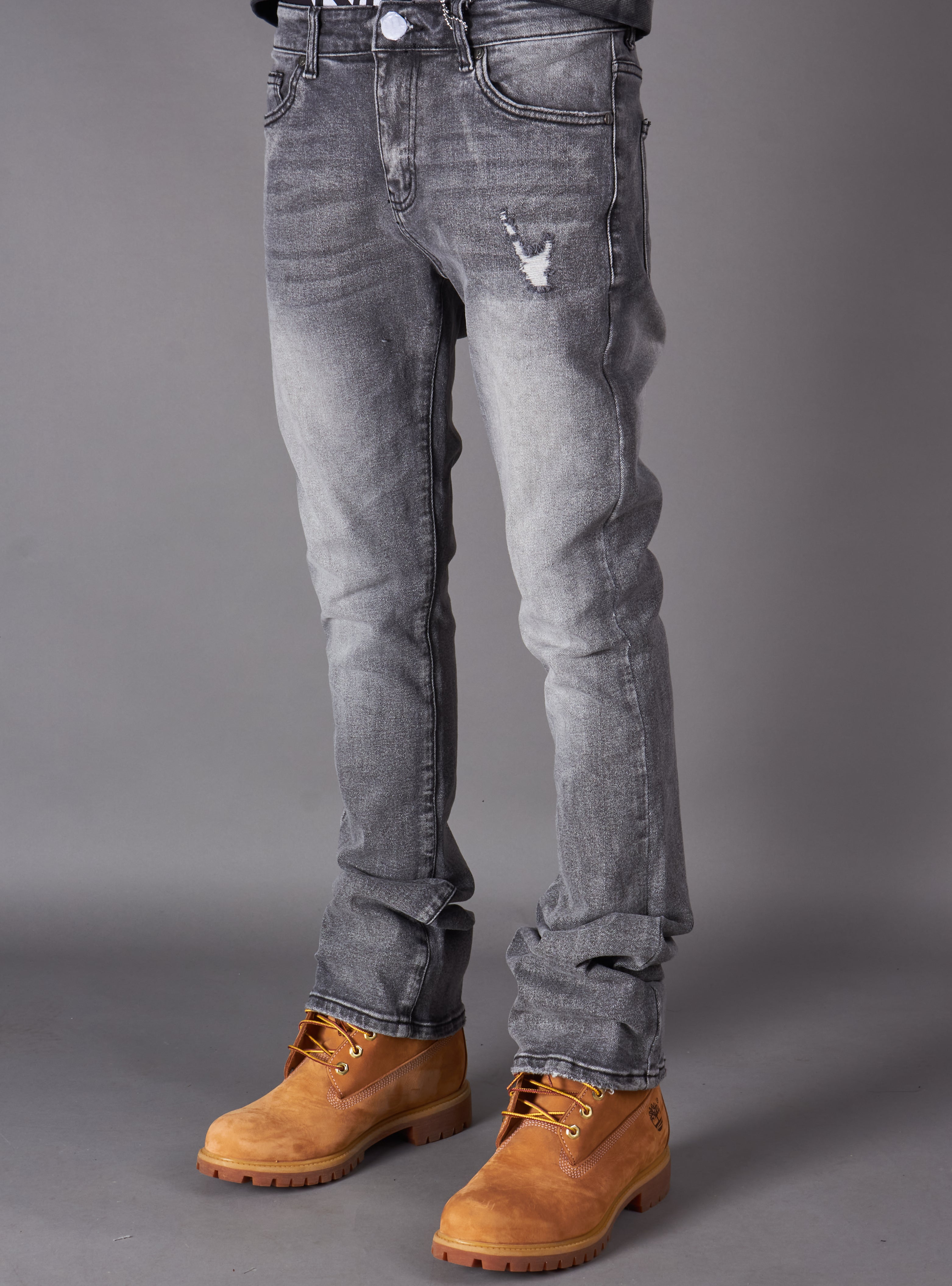Politics Jeans - Dran Stacked - Grey - Hol-20