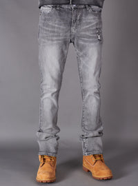 Politics Jeans - Dran Stacked - Grey Wash - Hol-18