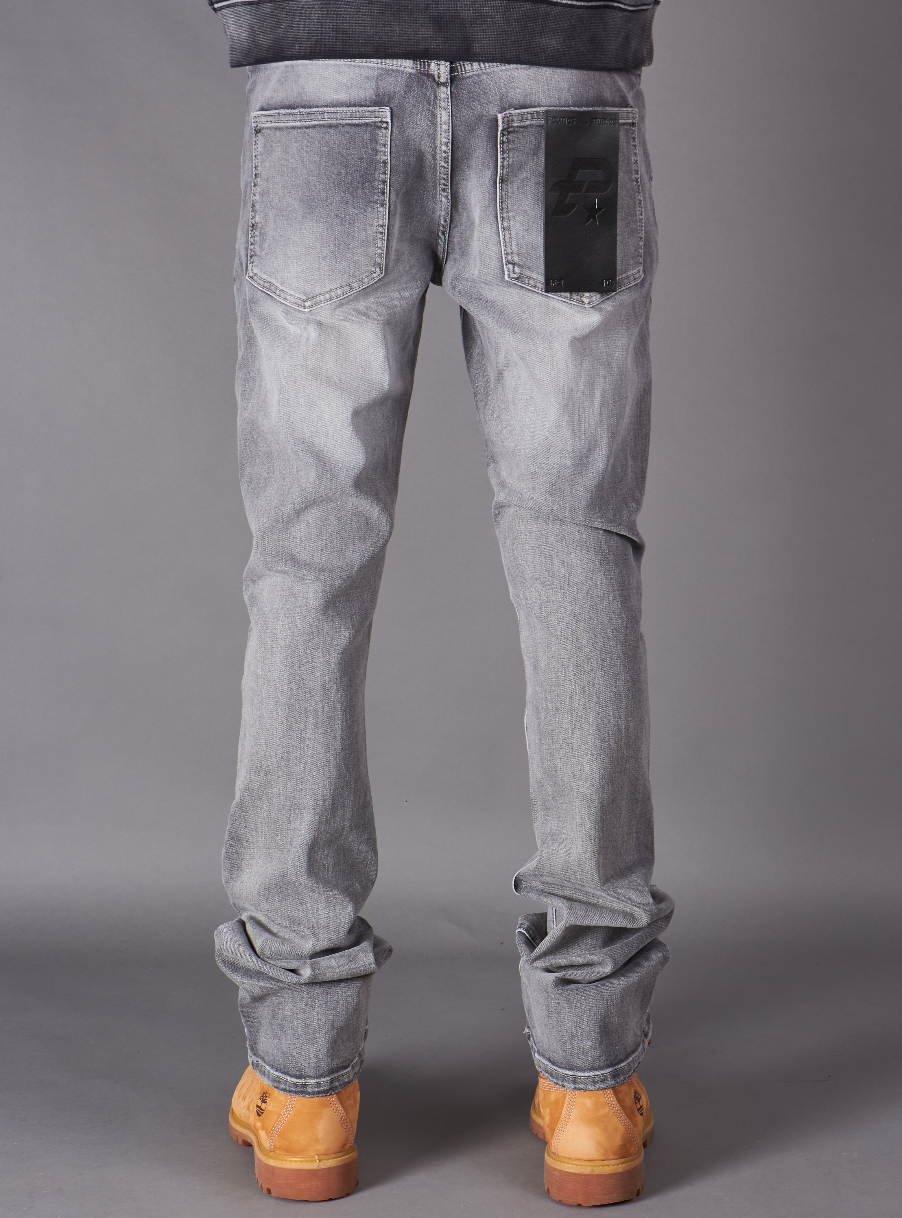 Politics Jeans - Dran Stacked - Grey Wash - Hol-18
