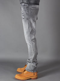 Politics Jeans - Dran Stacked - Grey Wash - Hol-18