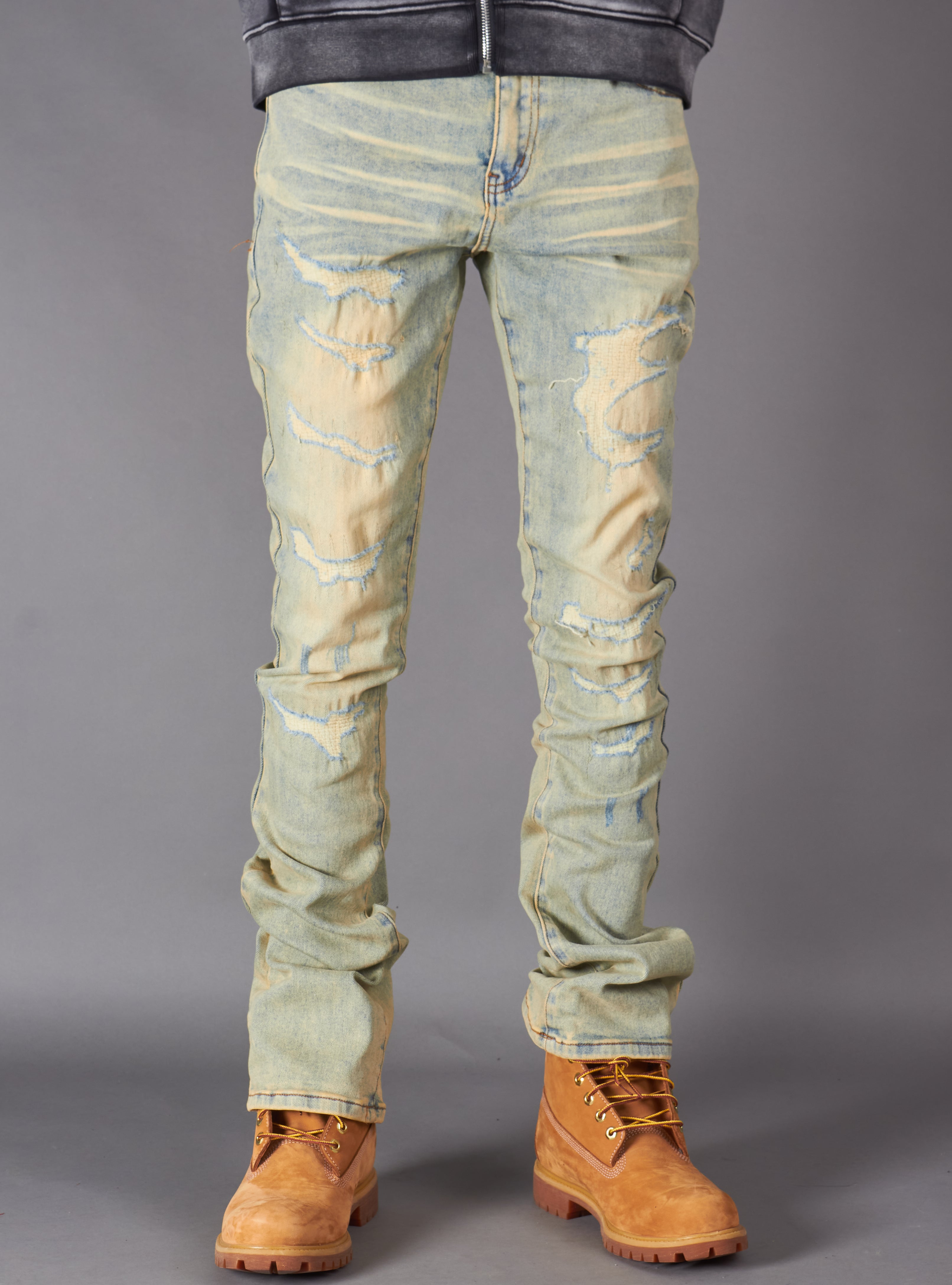 Politics Jeans - Dran Stacked - Vintage Blue - Hol-14
