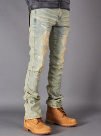 Politics Jeans - Dran Stacked - Vintage Blue - Hol-14