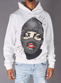 Politics Hoodie - Flint - White - Hol-08