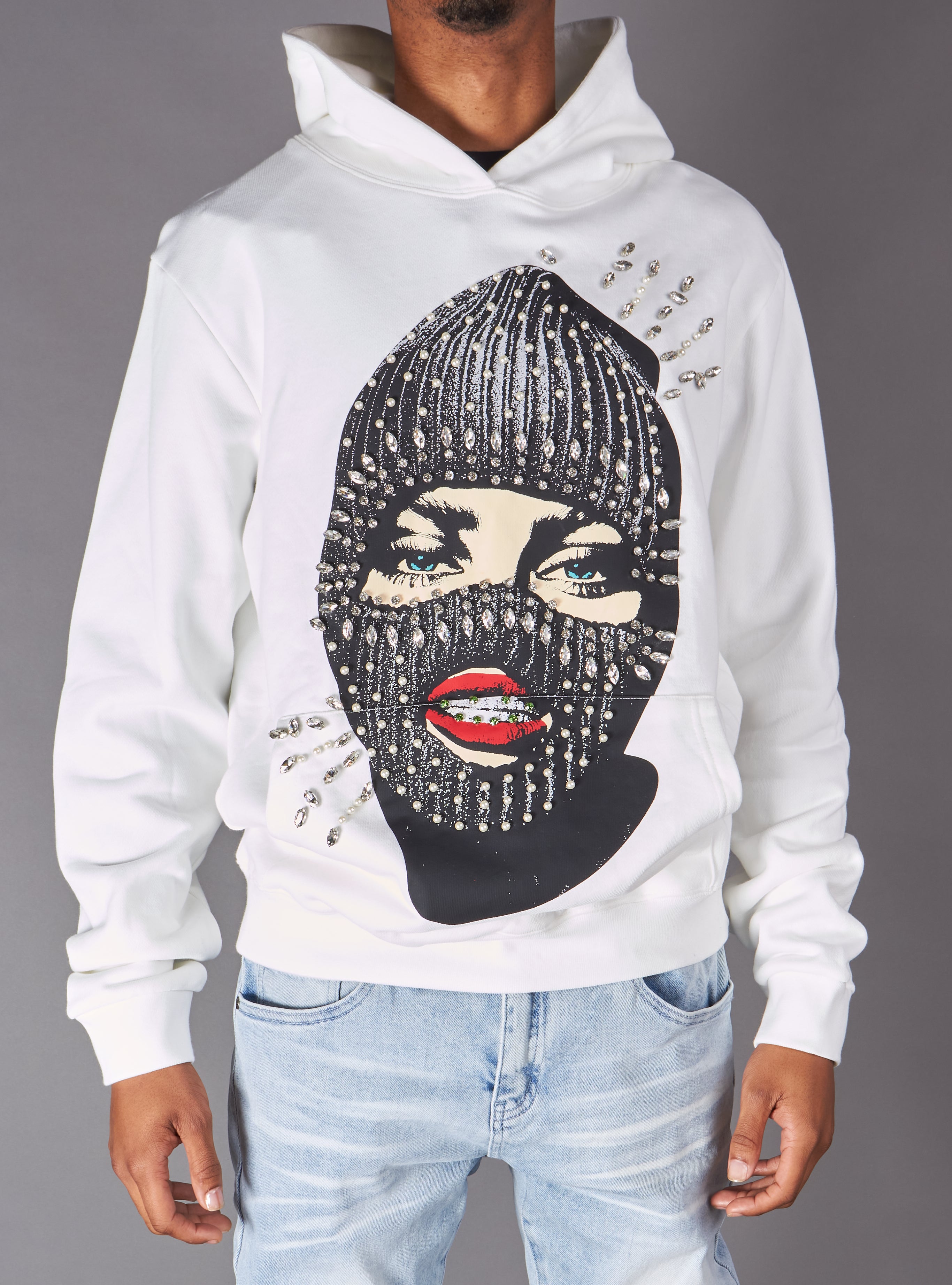 Politics Hoodie - Flint - White - Hol-08