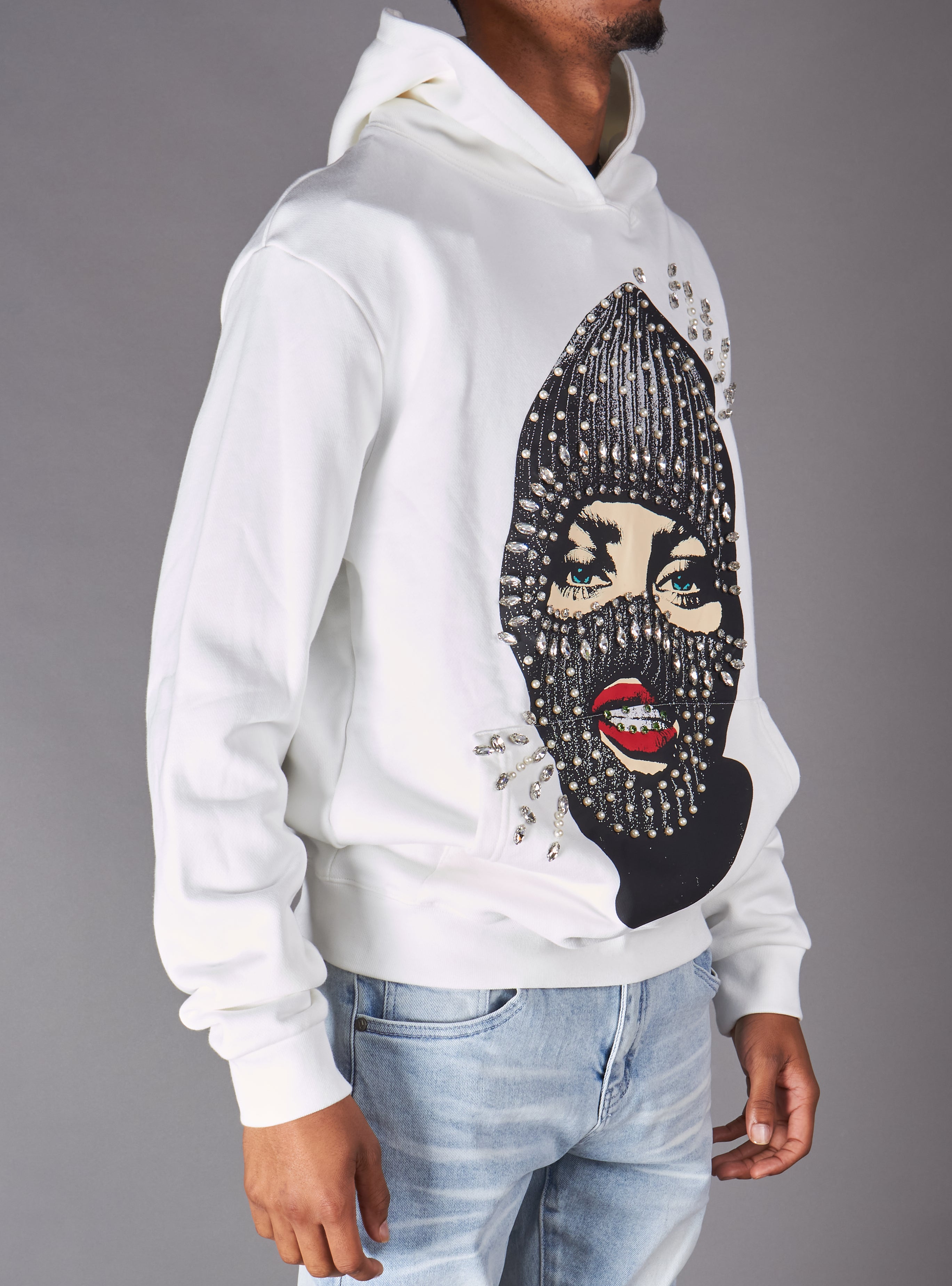 Politics Hoodie - Flint - White - Hol-08