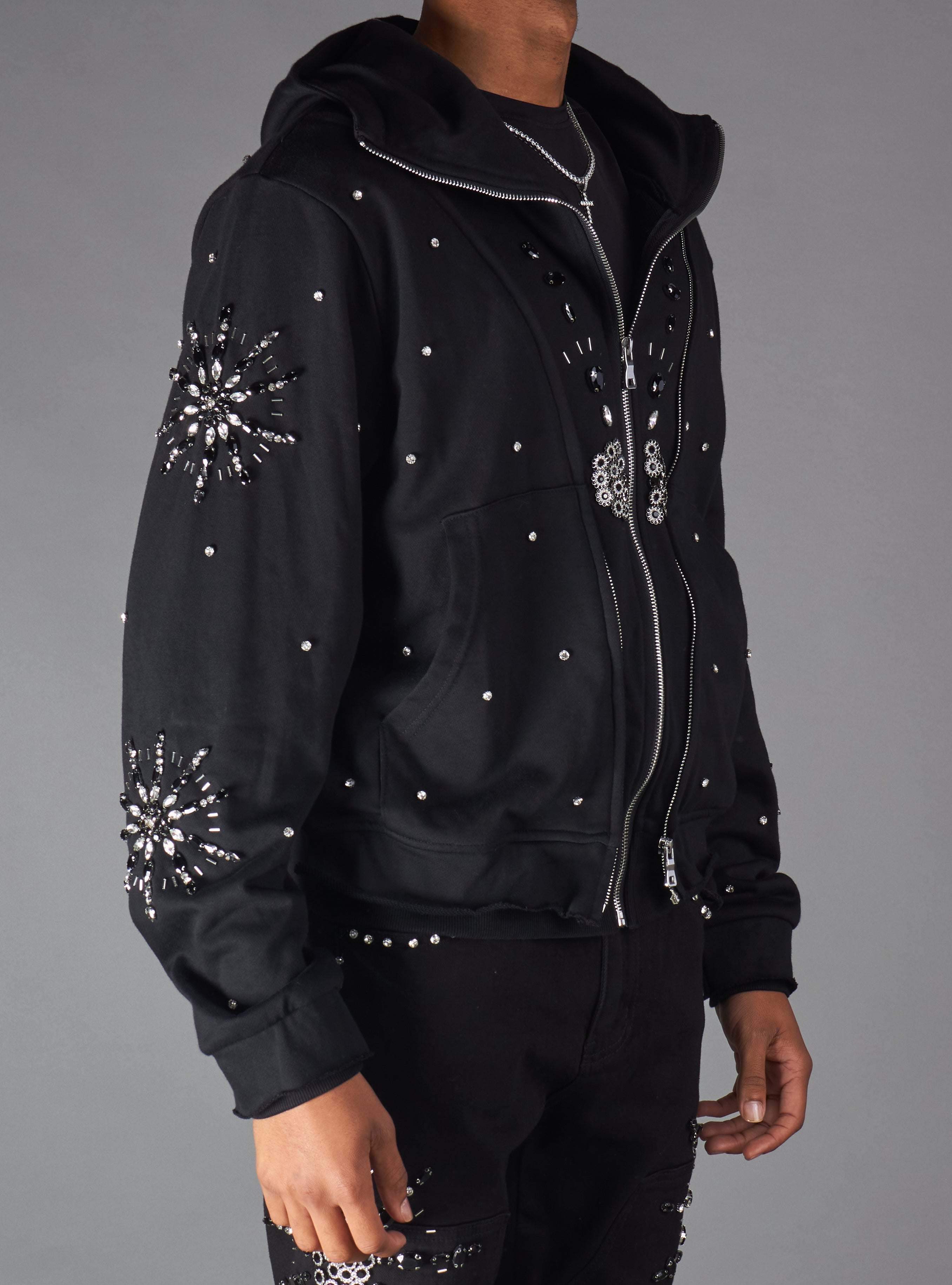 Politics Hoodie - Brae - Black - 234 - Hol-04