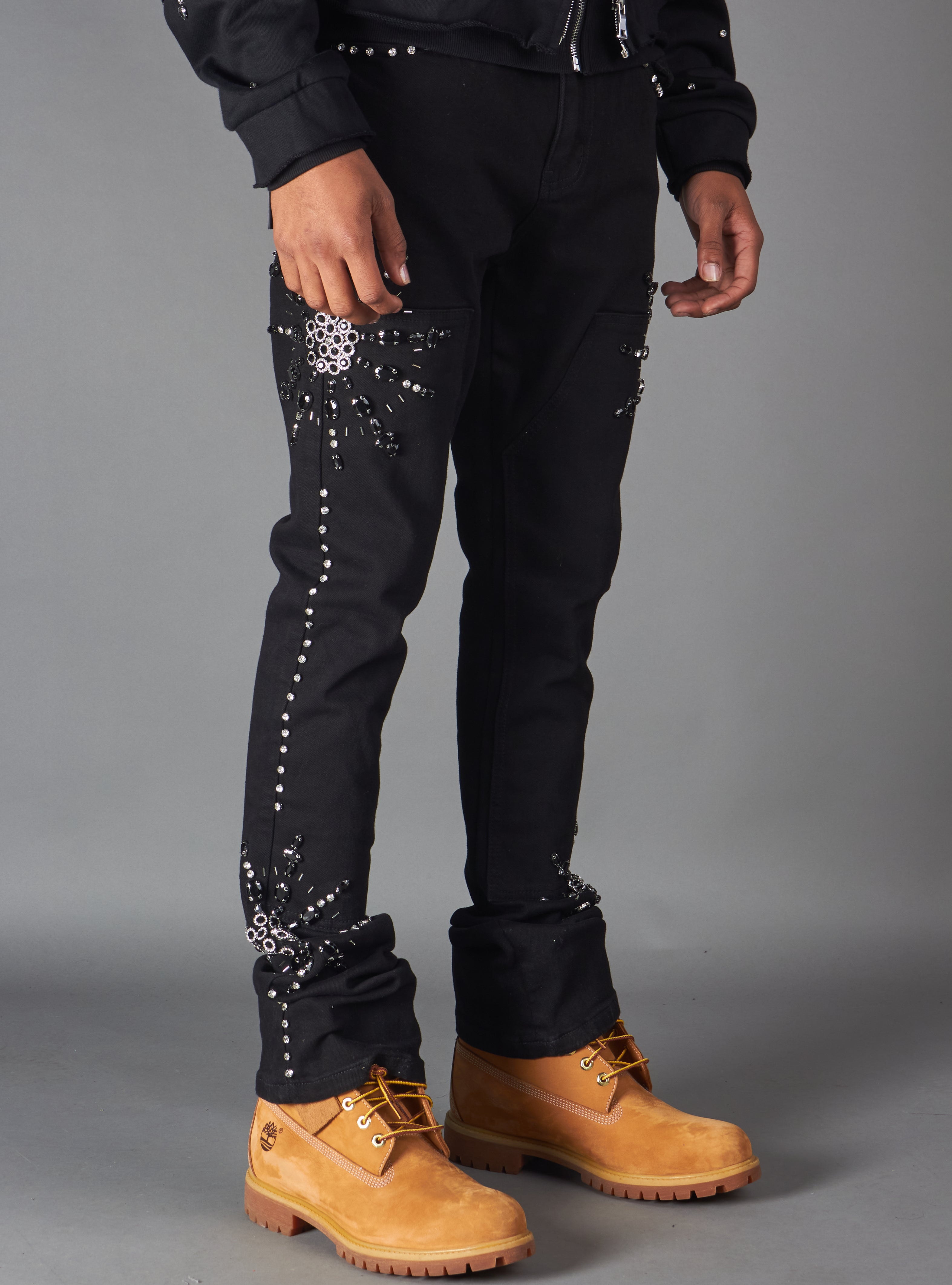 Politics Jeans - Corwin - Jet Black - 209 - Hol-02