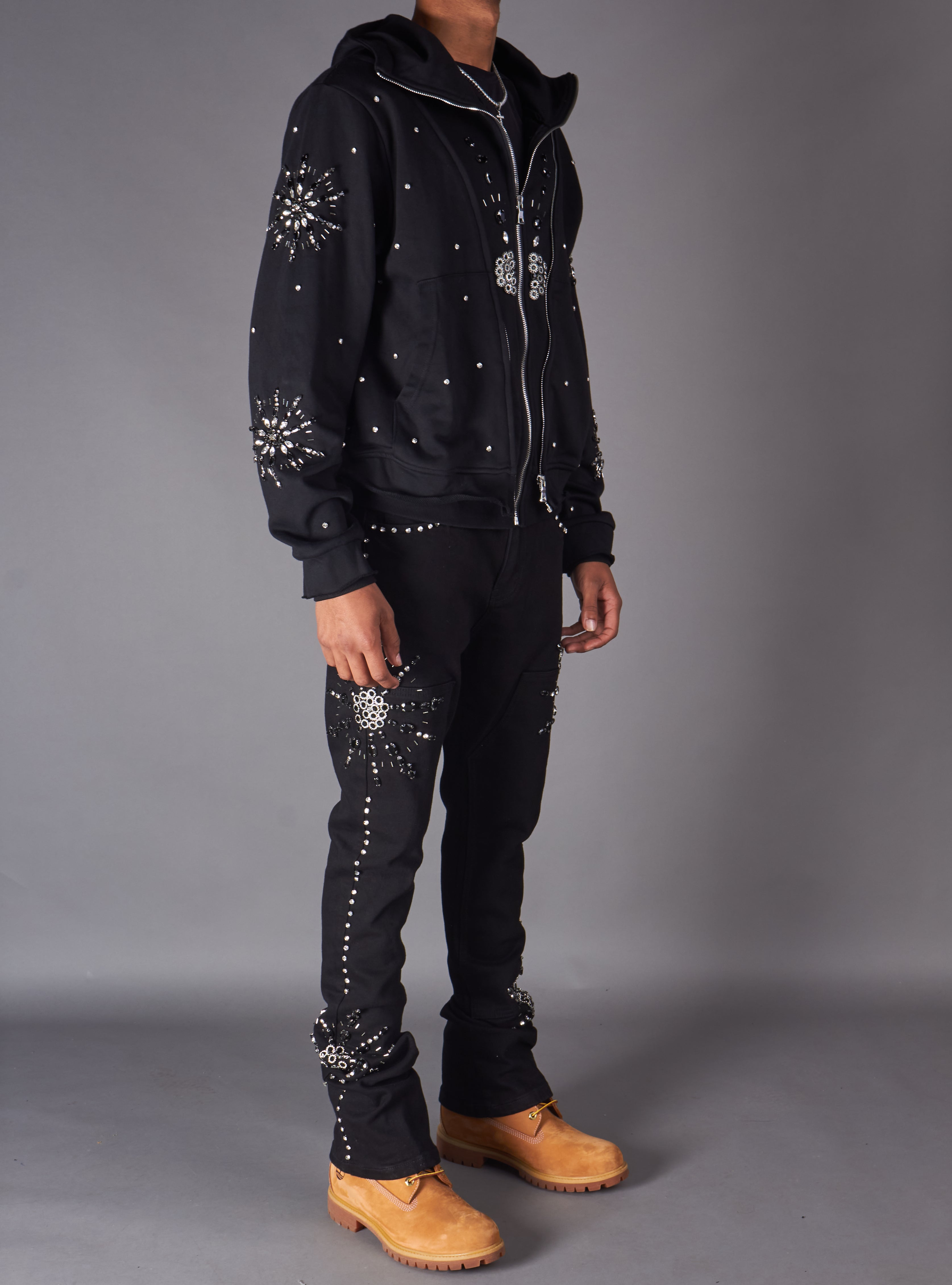 Politics Hoodie - Brae - Black - 234 - Hol-04