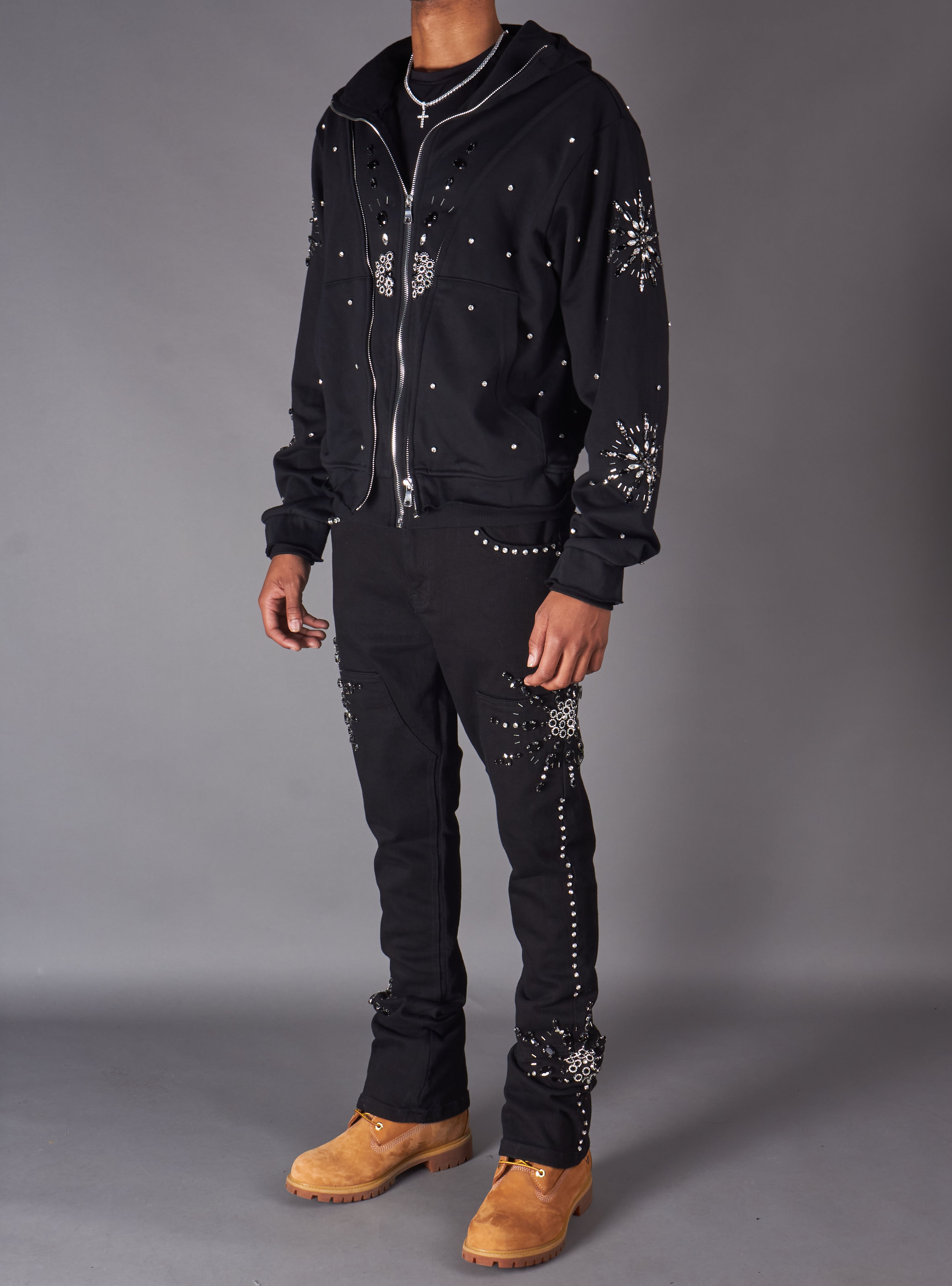 Politics Hoodie - Brae - Black - 234 - Hol-04