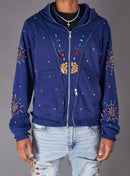 Politics Hoodie - Brae - Blue - 635 - Hol-05