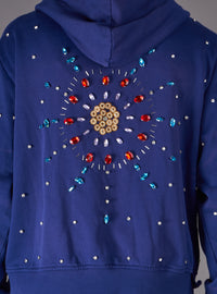 Politics Hoodie - Brae - Blue - 635 - Hol-05