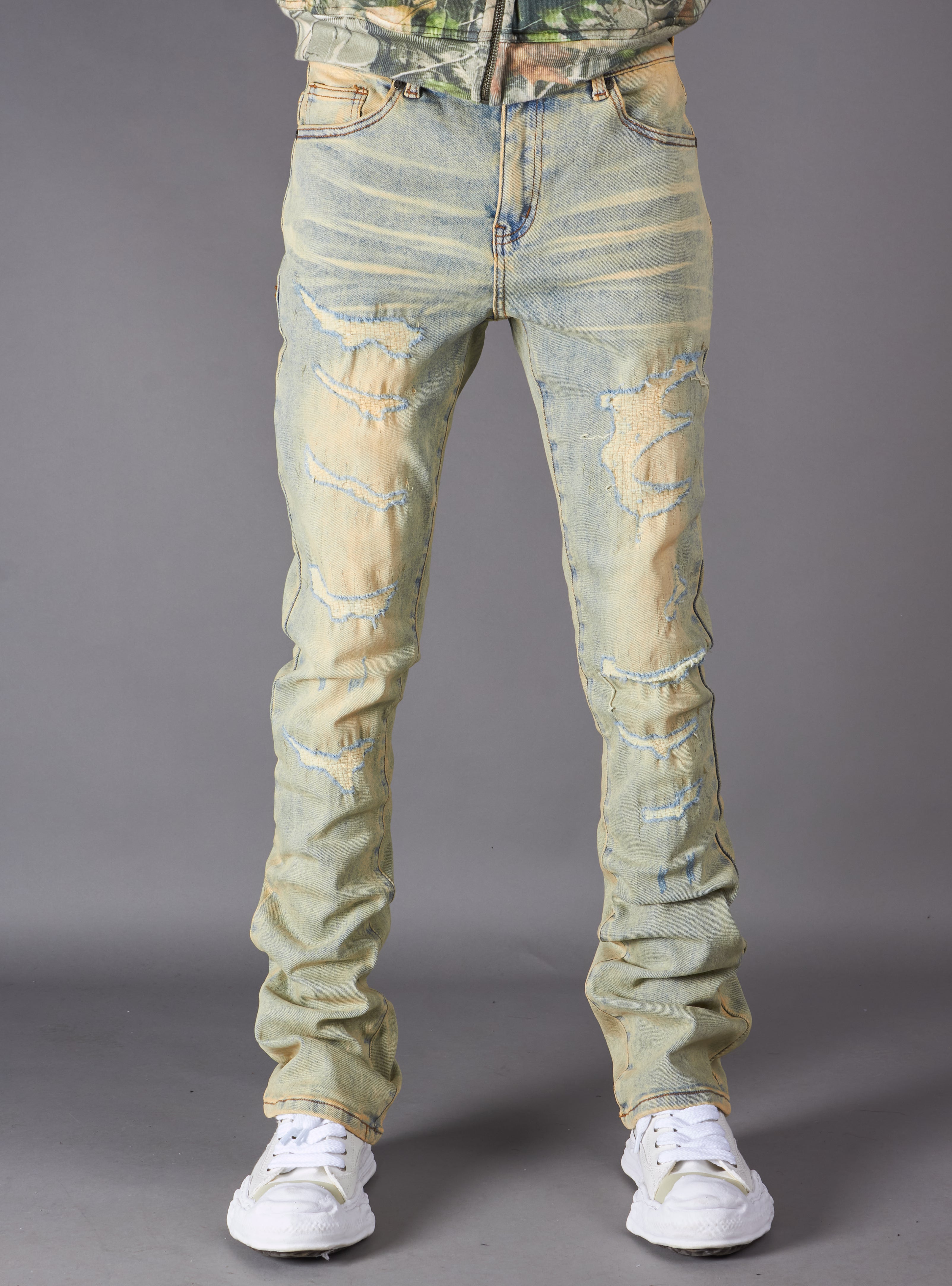 Politics Jeans - Dran Stacked - Vintage Blue - Hol-14