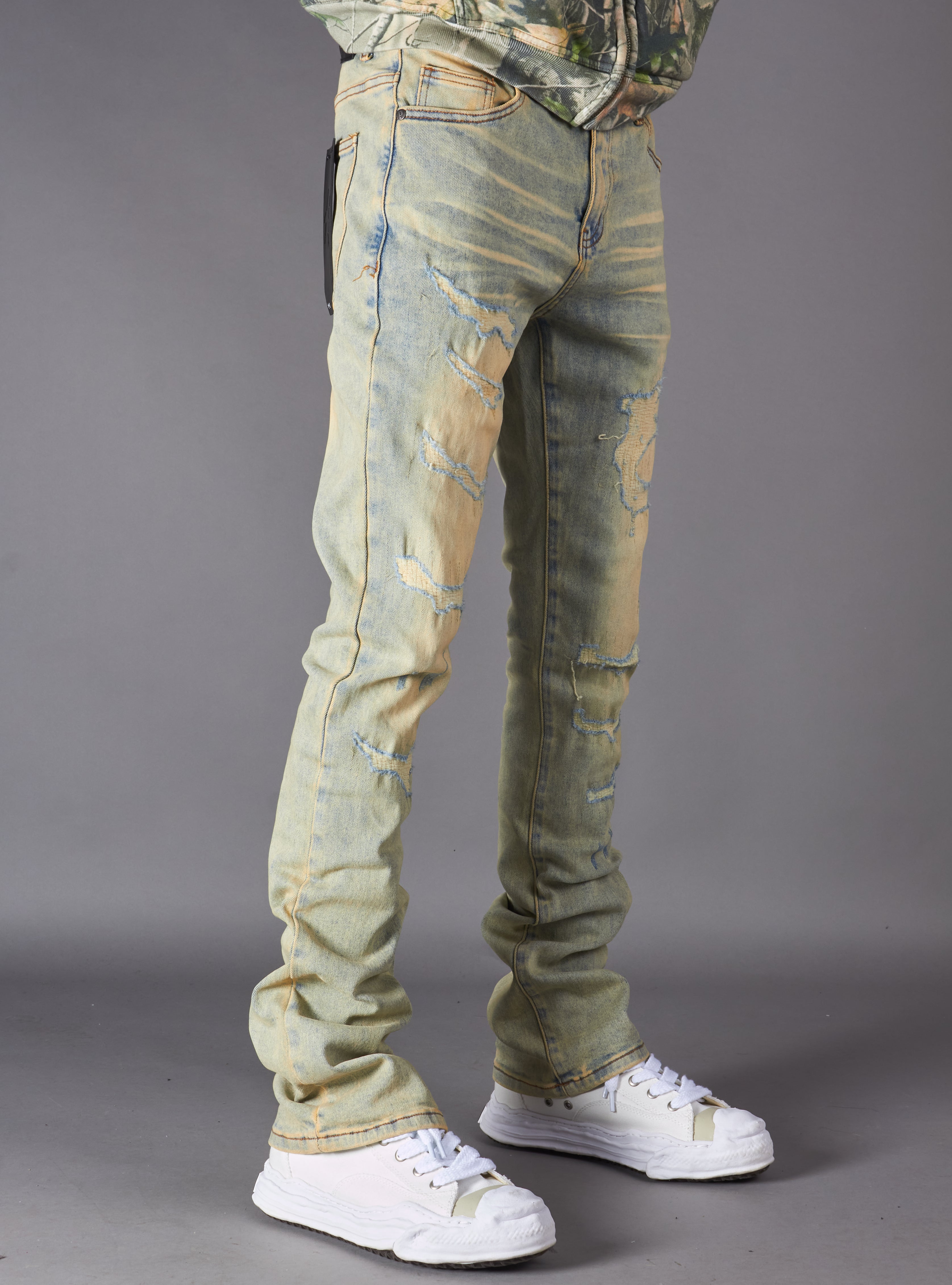 Politics Jeans - Dran Stacked - Vintage Blue - Hol-14