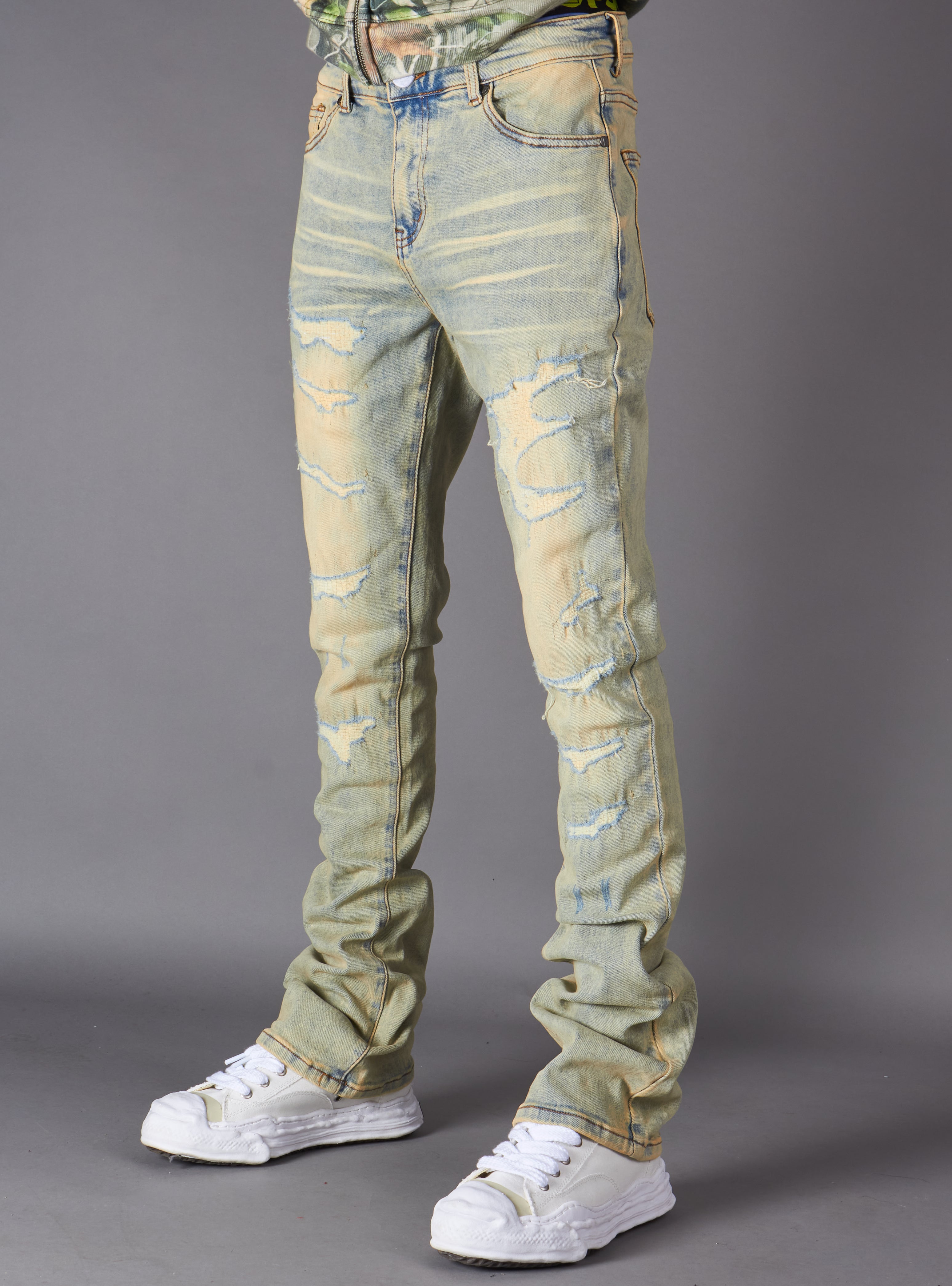 Politics Jeans - Dran Stacked - Vintage Blue - Hol-14