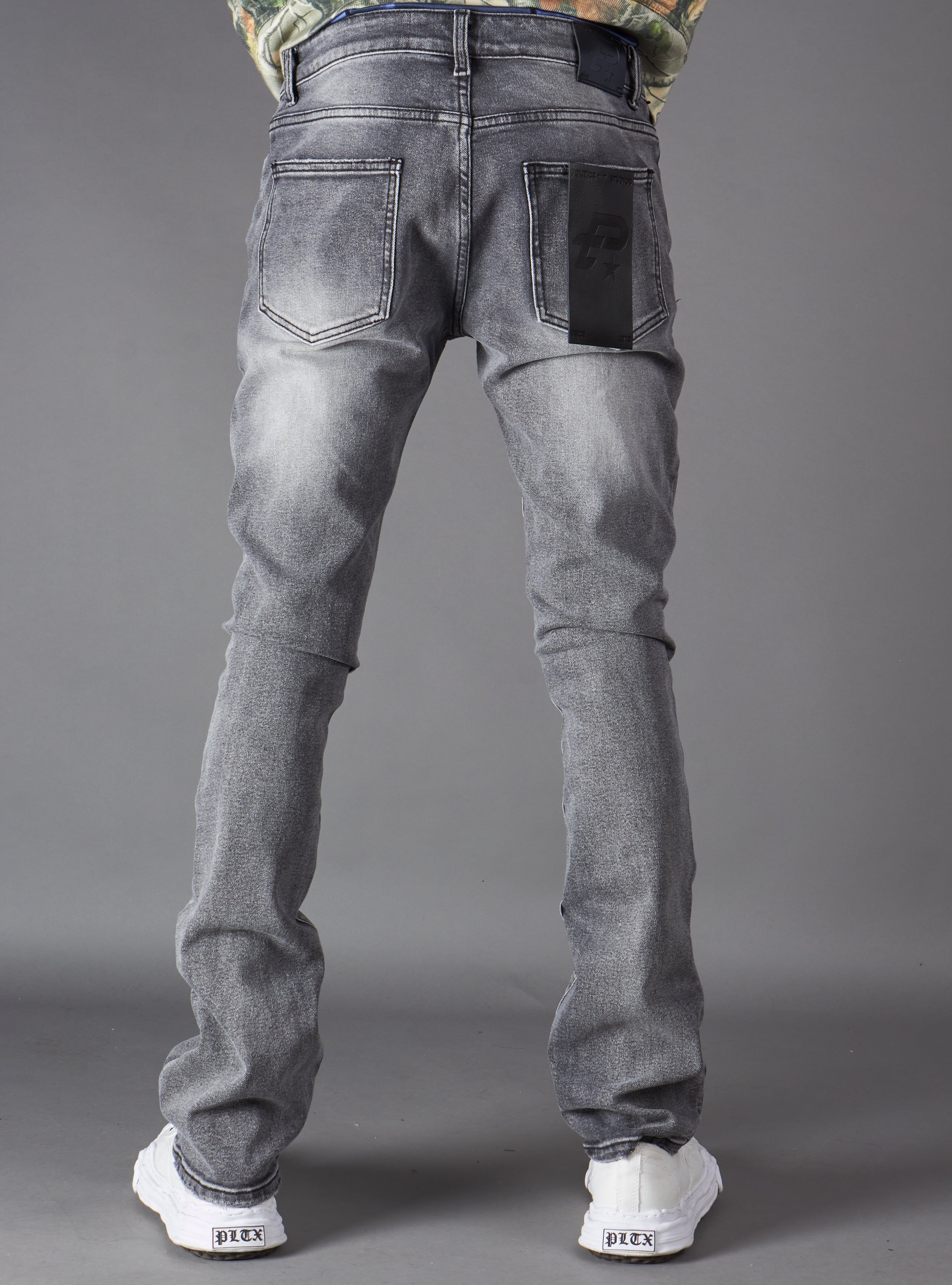 Politics Jeans - Dran Stacked - Grey - Hol-20