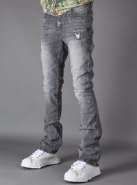 Politics Jeans - Dran Stacked - Grey - Hol-20