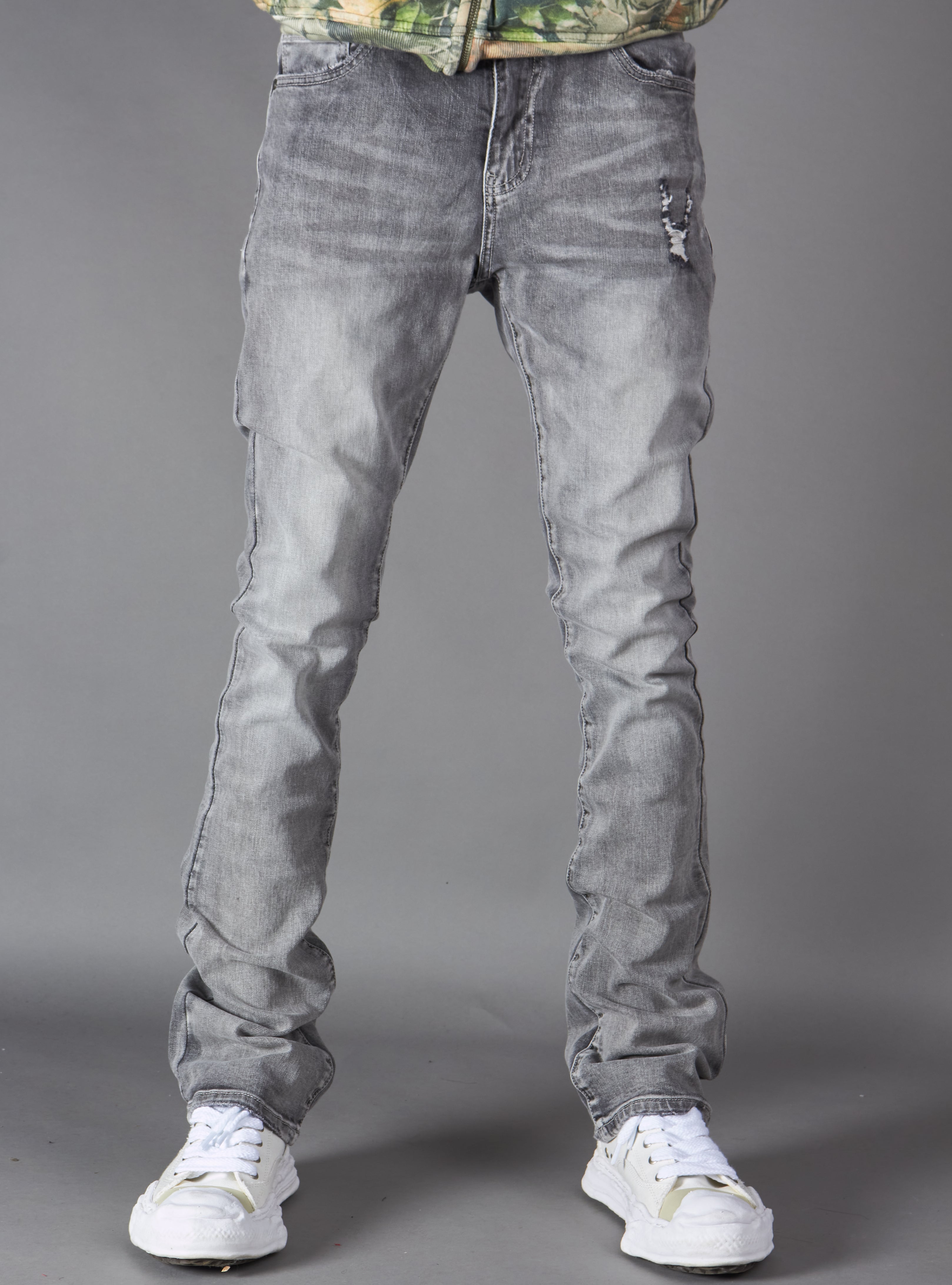 Politics Jeans - Dran Stacked - Grey Wash - Hol-18