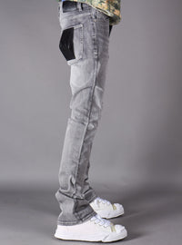 Politics Jeans - Dran Stacked - Grey Wash - Hol-18