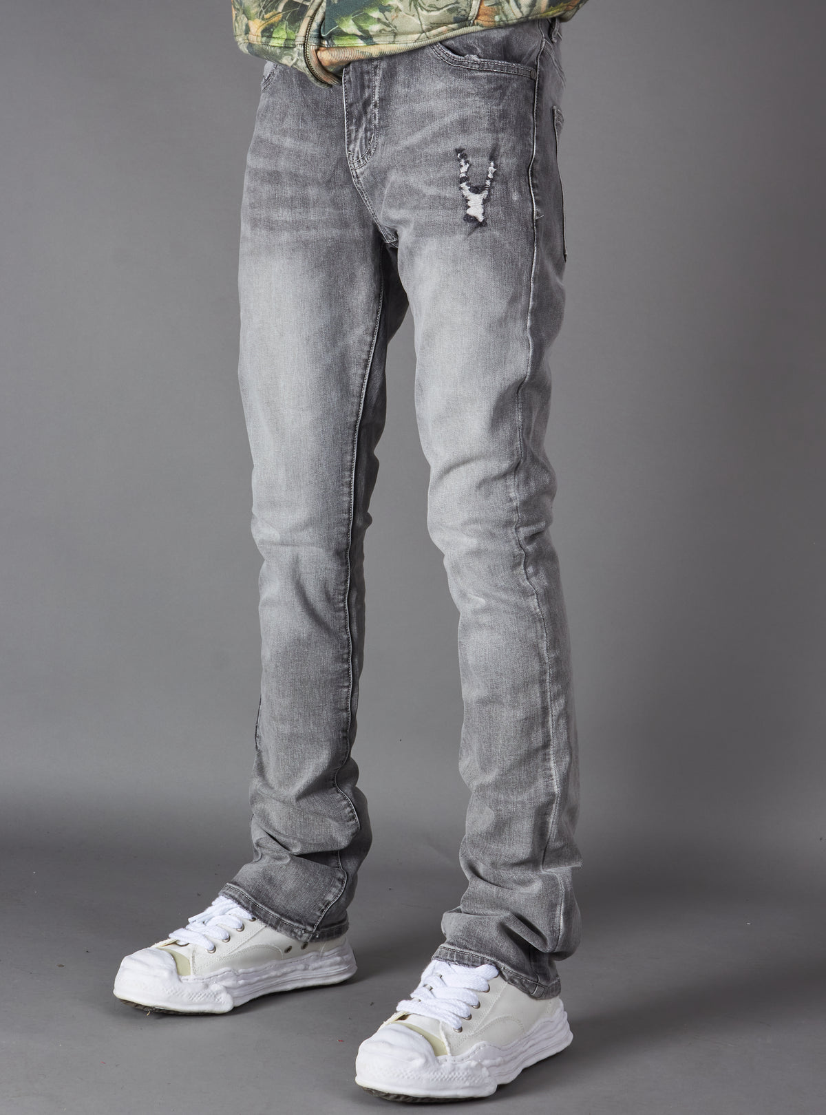 Politics Jeans - Dran Stacked - Grey Wash - Hol-18