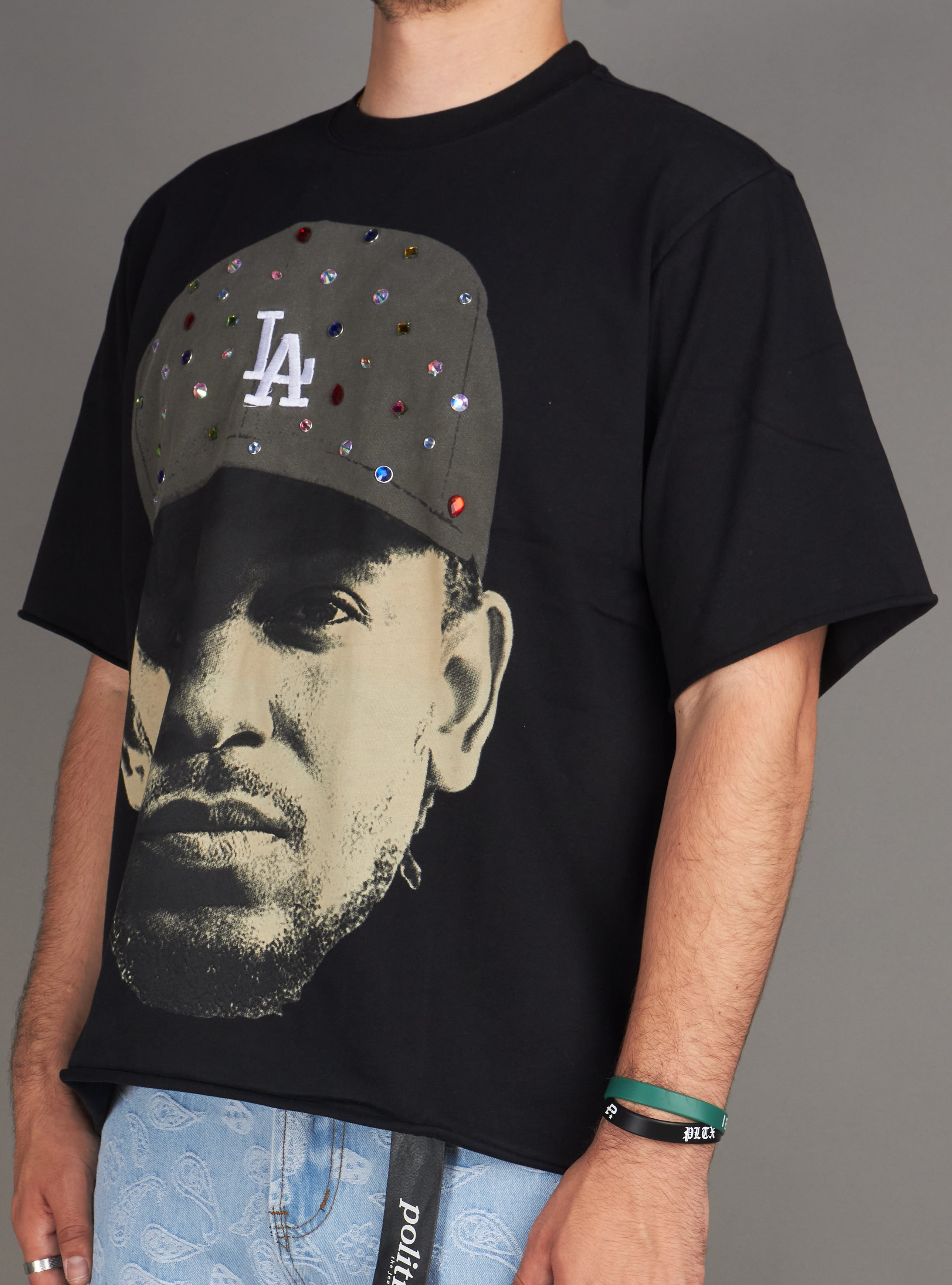 Politics T-Shirt - Stafan - Black On Black - 312