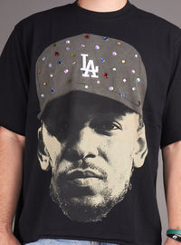 Politics T-Shirt - Stafan - Black On Black - 312