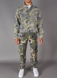Politics Jacket - Tyla - Green Camo - Hol-21