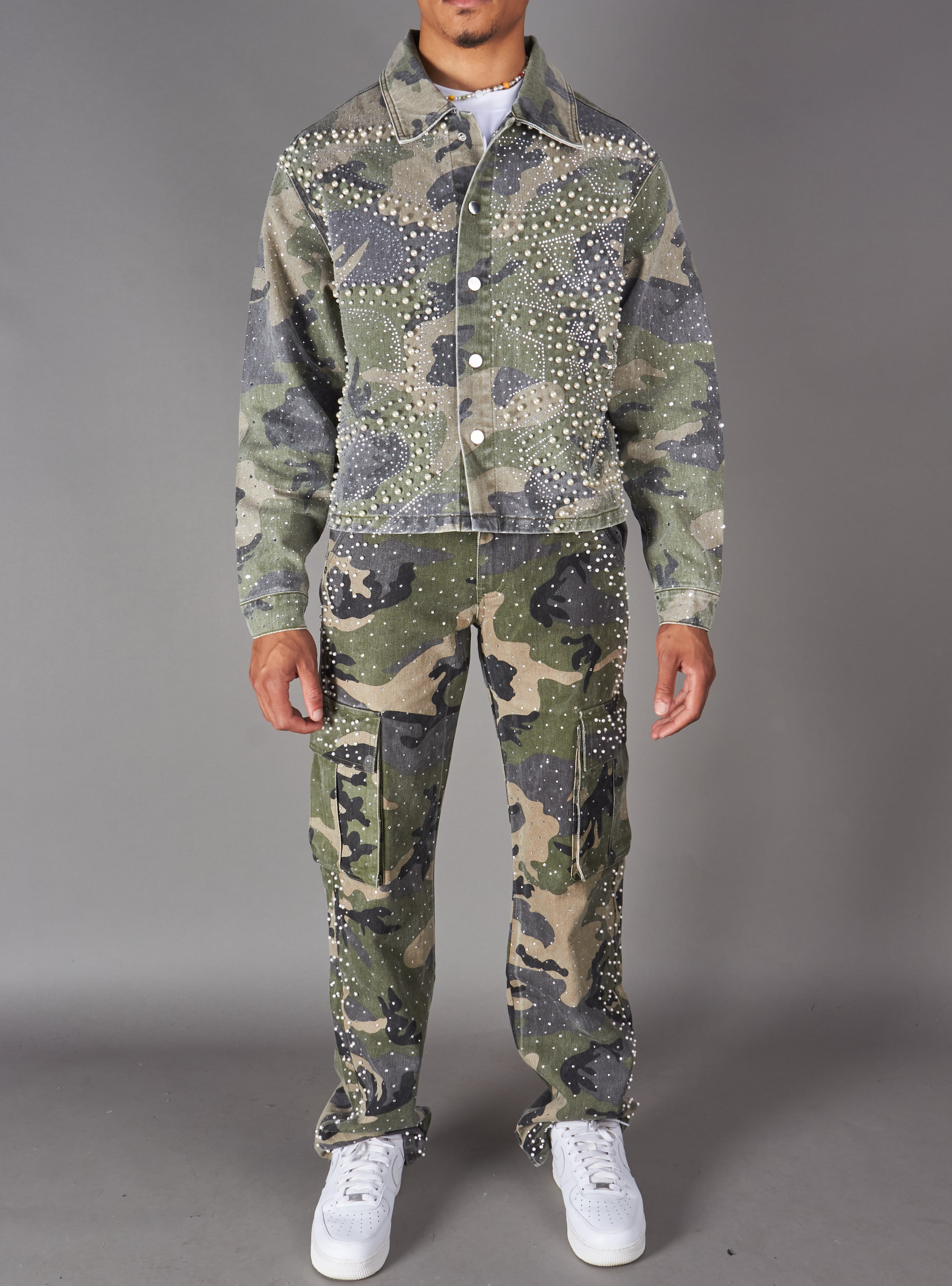 Politics Jeans - Knorr - Green Camo - Hol-22