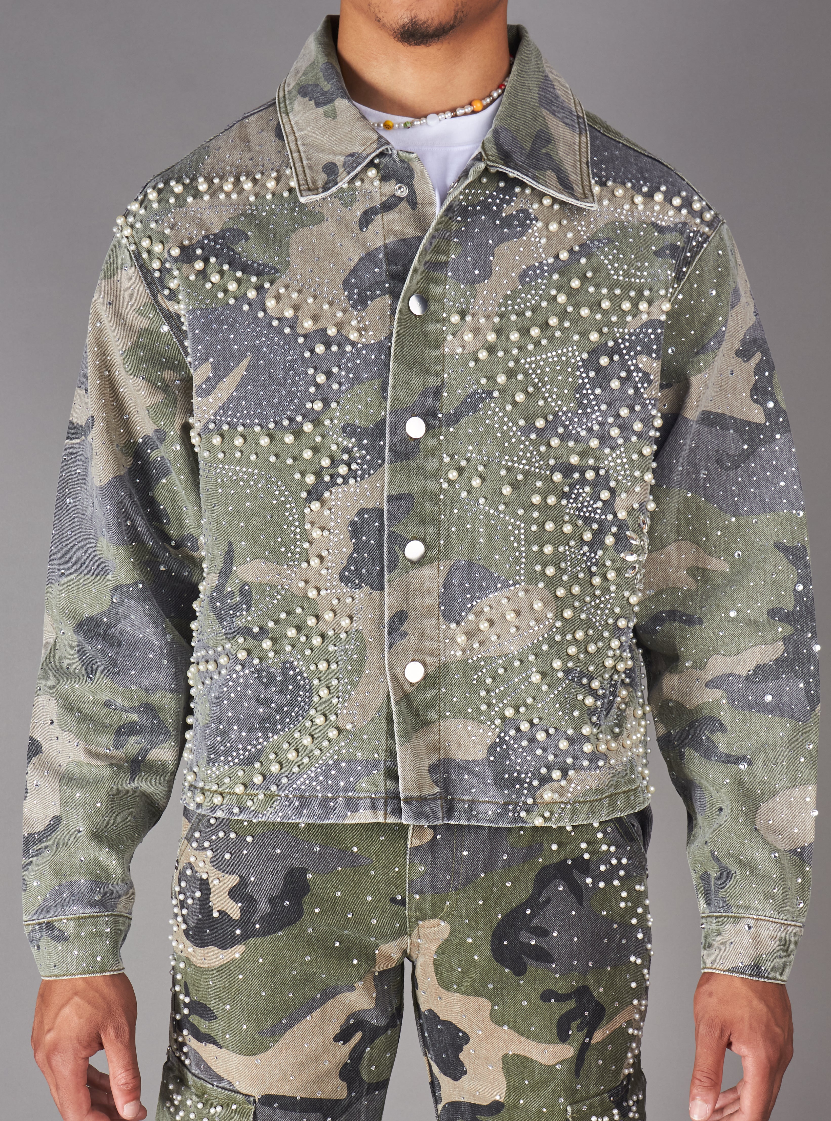 Politics Jacket - Tyla - Green Camo - Hol-21