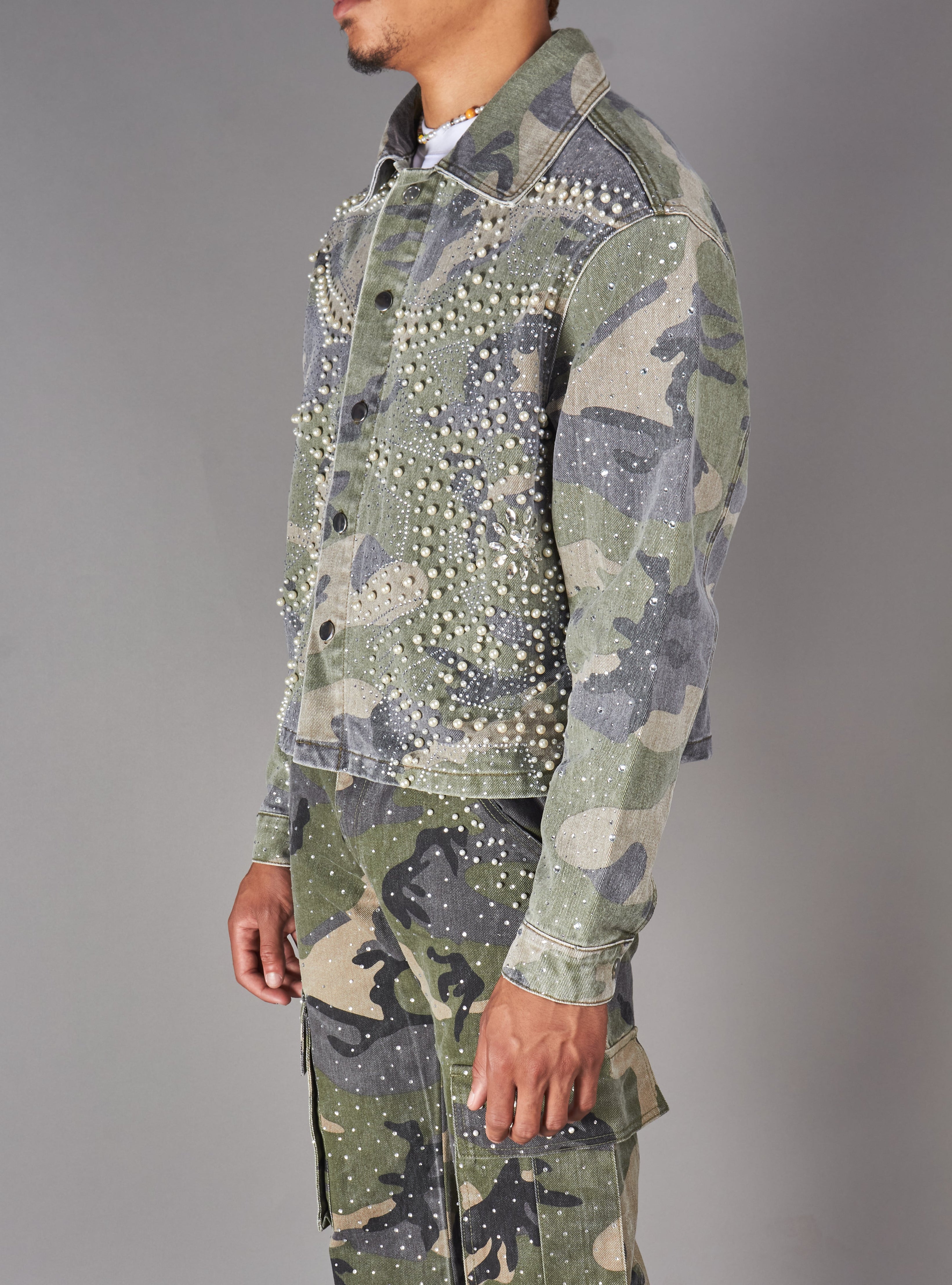 Politics Jacket - Tyla - Green Camo - Hol-21