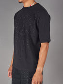 Politics T-Shirt - Pryden - Black On Black - 086