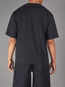 Politics T-Shirt - Pryden - Black On Black - 086