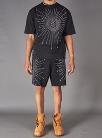 Politics Sweatshorts - Selvin - Black - 153