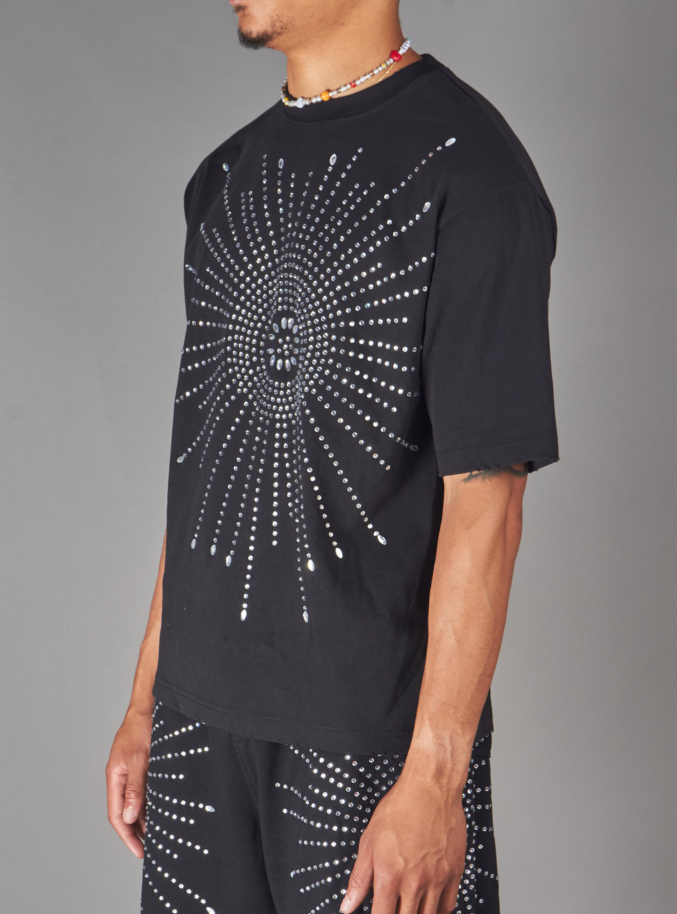 Politics T-Shirt - Pryden - Silver On Black - 089