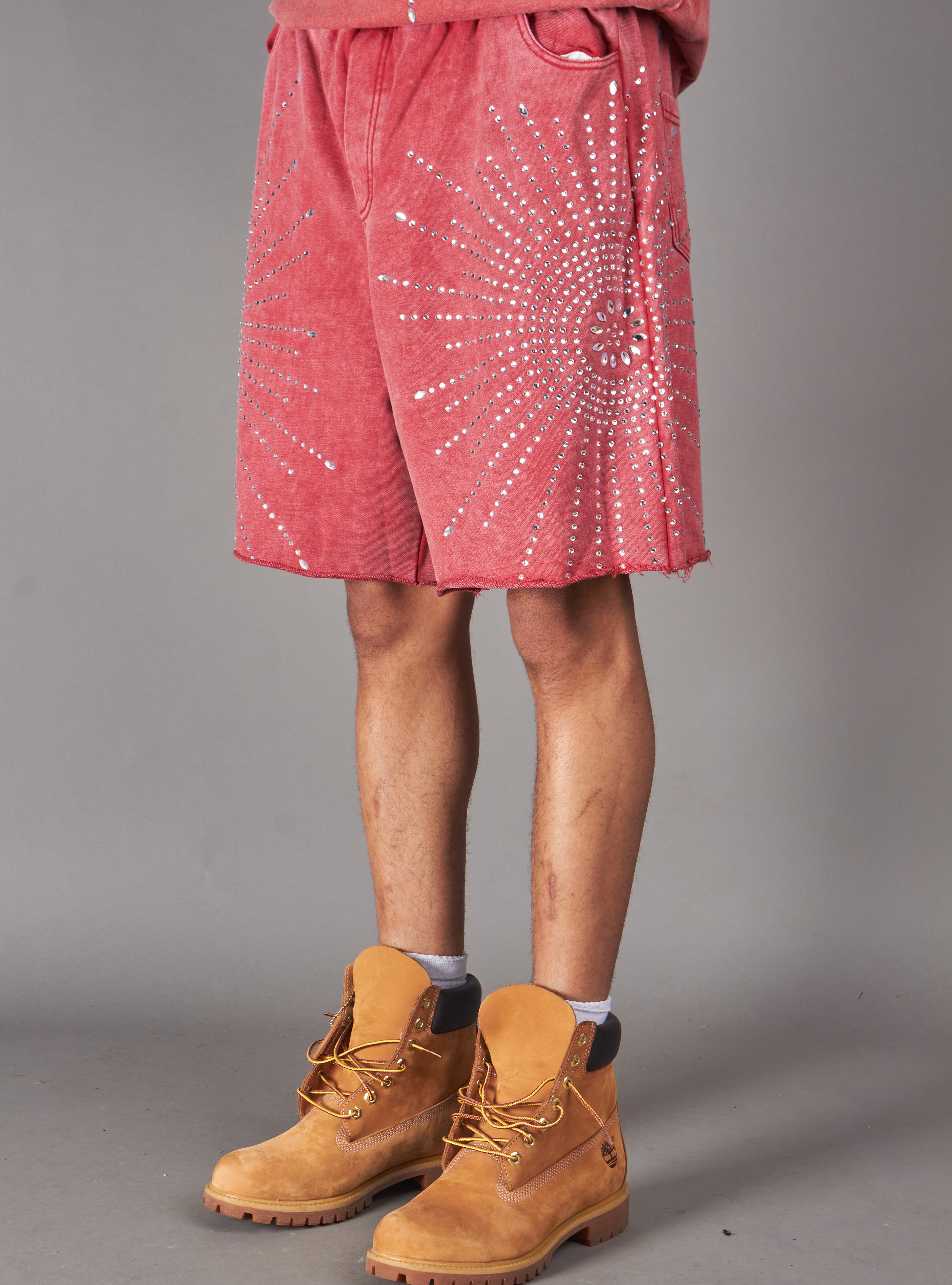 Politics Sweatshort - Selvin - Red  - 154