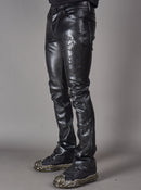 Politics Pants - Brox - Black Leather - Hol-45