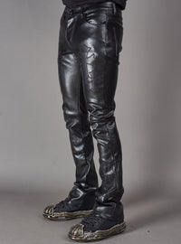 Politics Pants - Brox - Black Leather - Hol-45