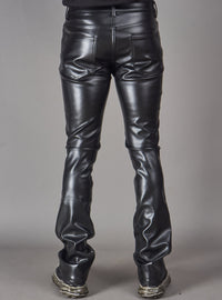 Politics Pants - Brox - Black Leather - Hol-45