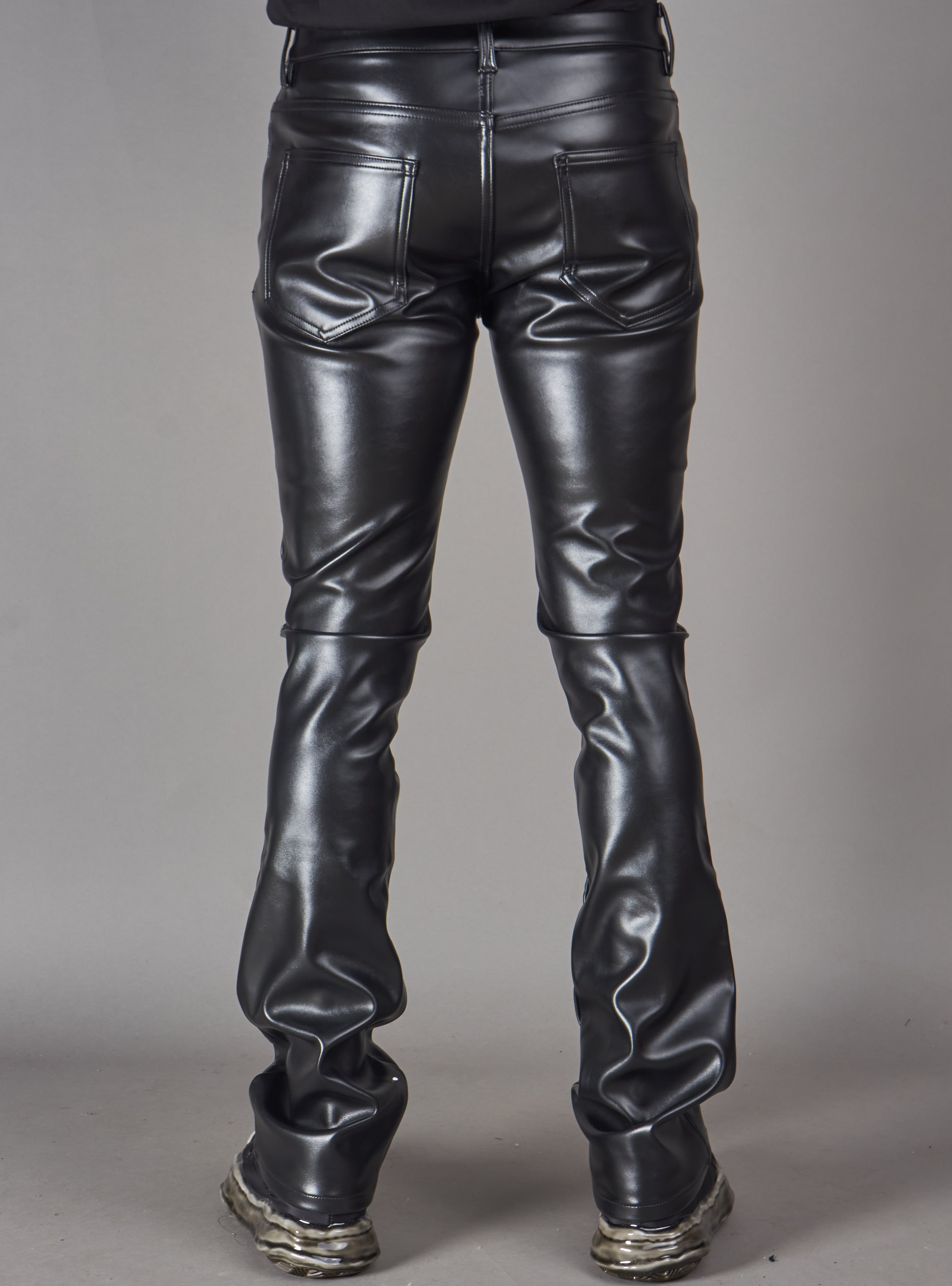 Politics Pants - Brox - Black Leather - Hol-45