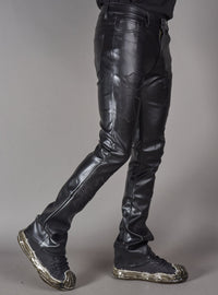 Politics Pants - Brox - Black Leather - Hol-45