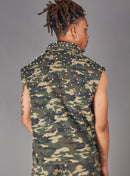 Politics Vest - Miron - Green Khaki Camo - 987